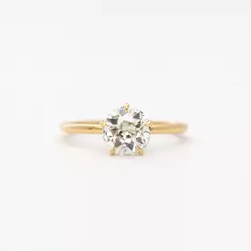 1.42 ct Old European Vault Five-Prong Solitaire