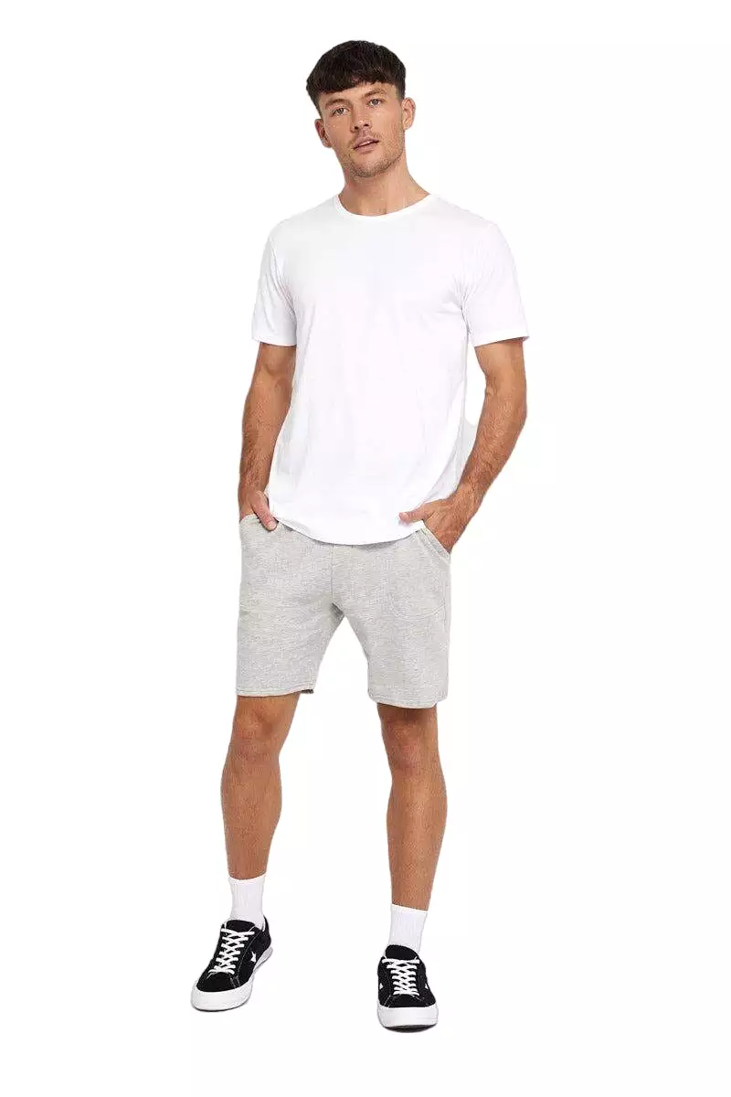 3 x Bonds Mens Essentials Short Cotton Pockets Shorts Shadow Marle