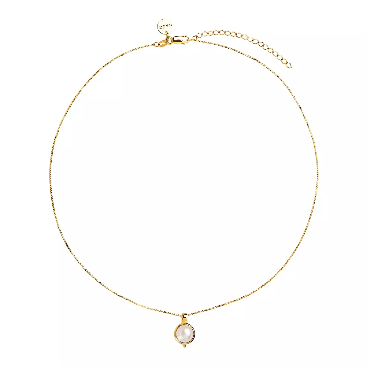 A Najo Garland Pearl Gold Necklace