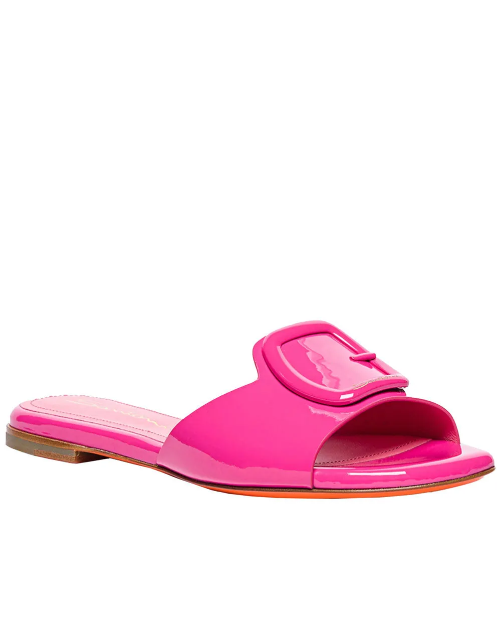 Apricot Flat Sandal in Pink