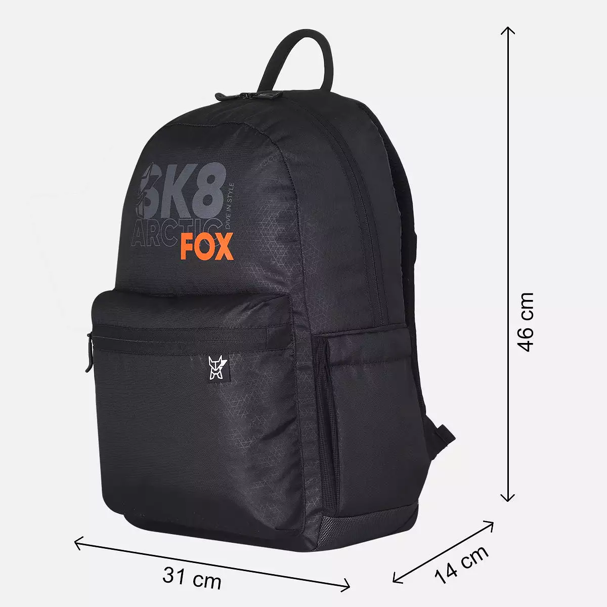 Arctic Fox Skate Black Laptop Backpack