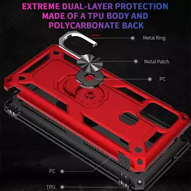 Armor Ring Bracket Phone Case For Samsung A13(5G) With 1-Pc Screen Protector-Fast Delivery