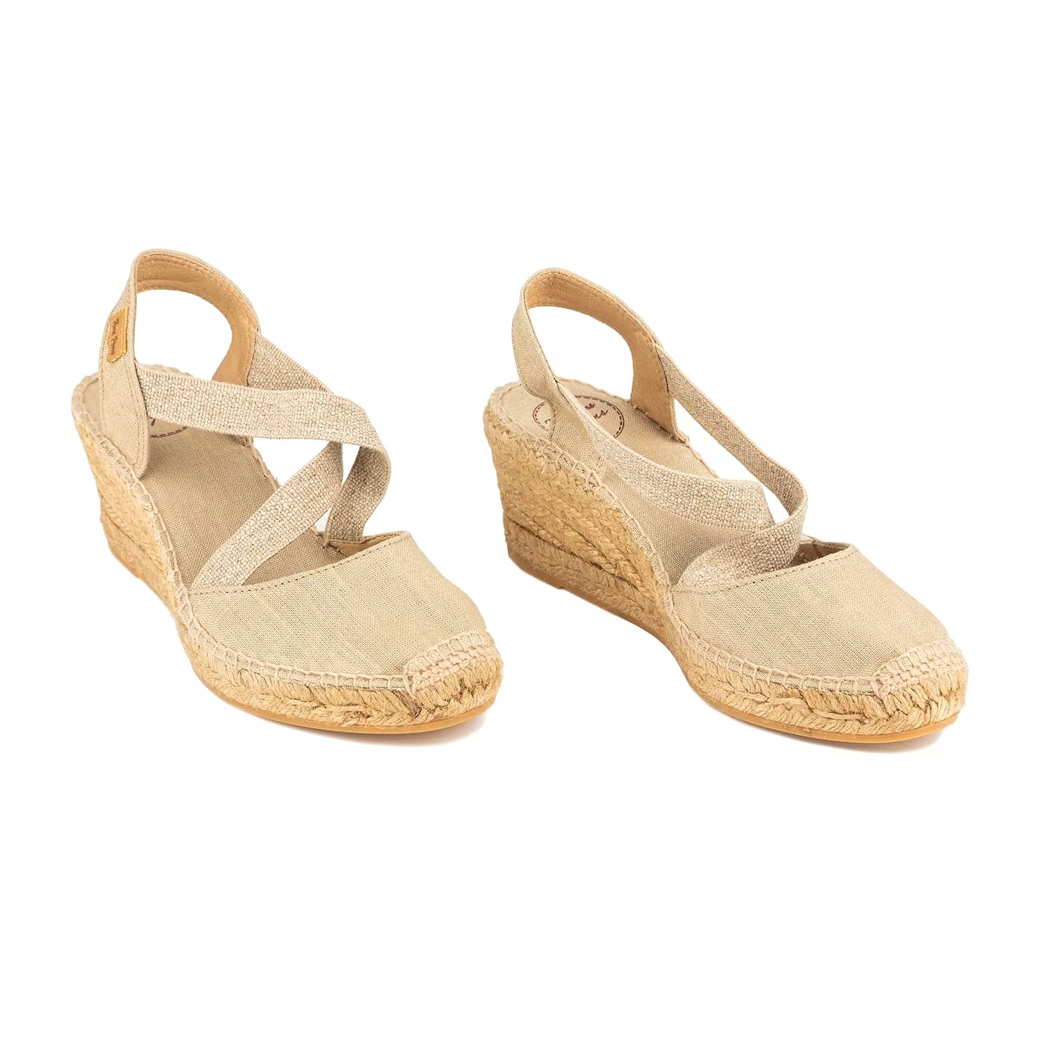 Basic Linen Wedge Espadrille for Women - Saba-L