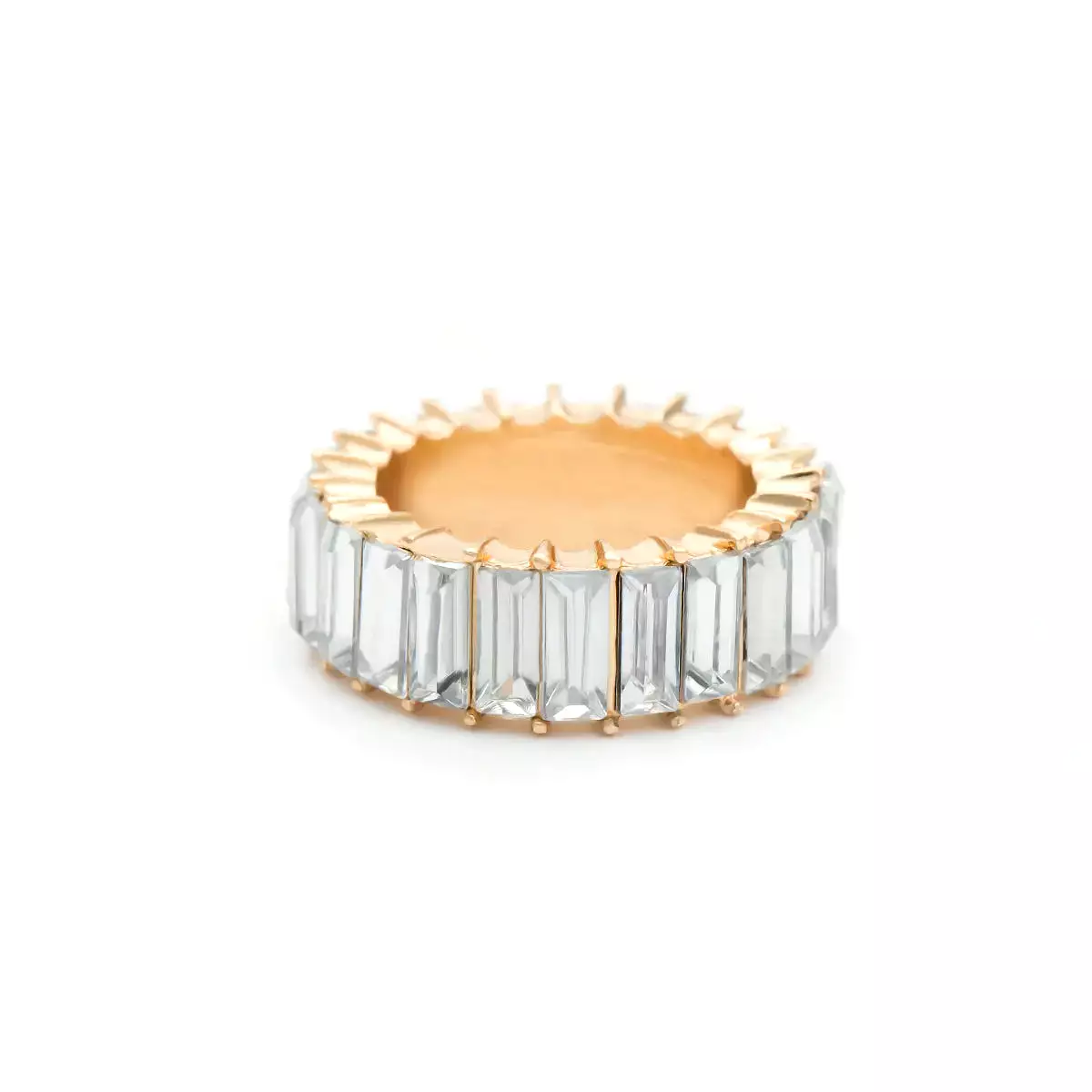 Bindi Baguette Eternity Band 925 Ring LIN40