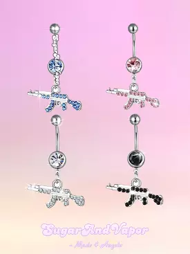 Bling AK47 Belly Ring