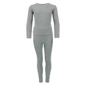 Boys Only Kid's Waffle Thermal Long Underwear 2-Piece Set