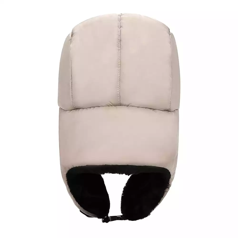 BravemanUnisex Trapper Eskimo Fur-Lined Winter Hunting Hat with Ear Flaps and Removable Mask