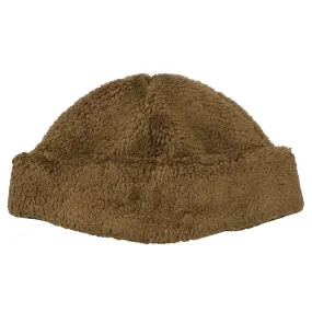 cableami - Boa Fleece Drawcord Hat - Brown