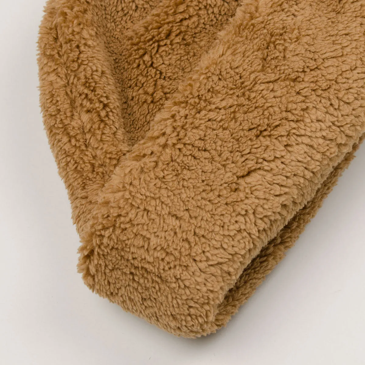 cableami - Boa Fleece Drawcord Hat - Tan