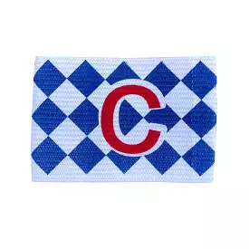 Captain's Armband Junior - Diamond (White/Blue)