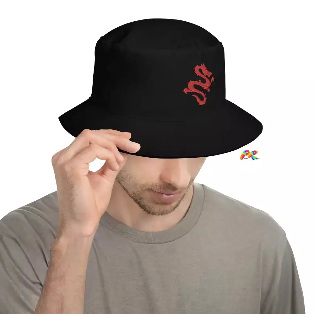 Chinese Dragon Bucket Hat