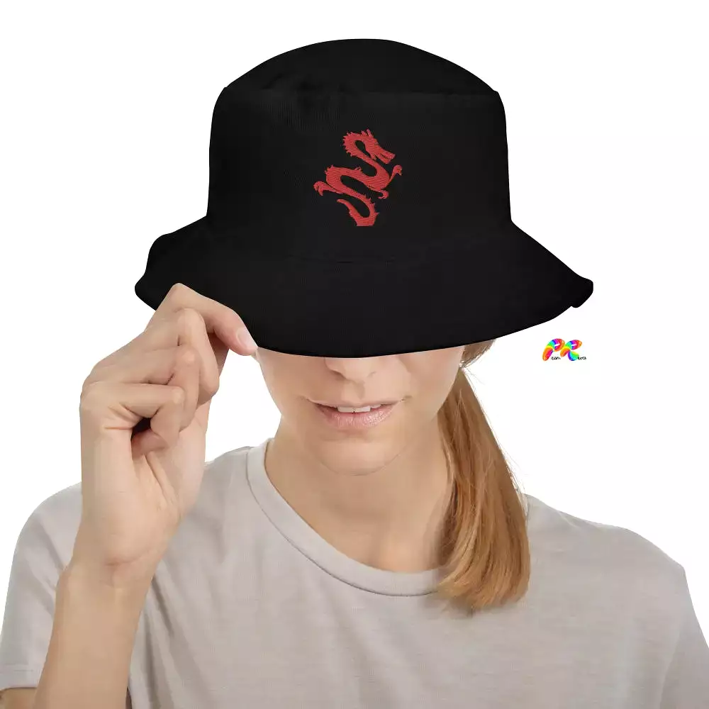 Chinese Dragon Bucket Hat