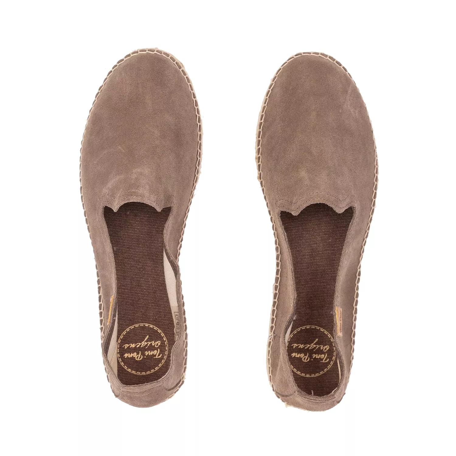 Closed Toe Suede Leather Espadrilles for Women - Aurem