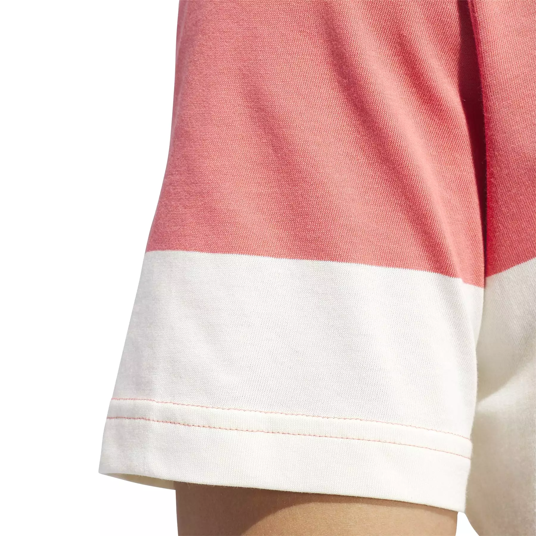 Colourblock Rugby Stripe Regular Fit Core Polo White/Pink - SS24