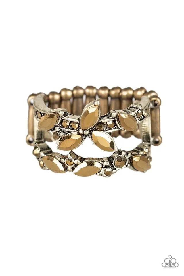 Cosmo Collection - Brass Ring - Paparazzi Accessories