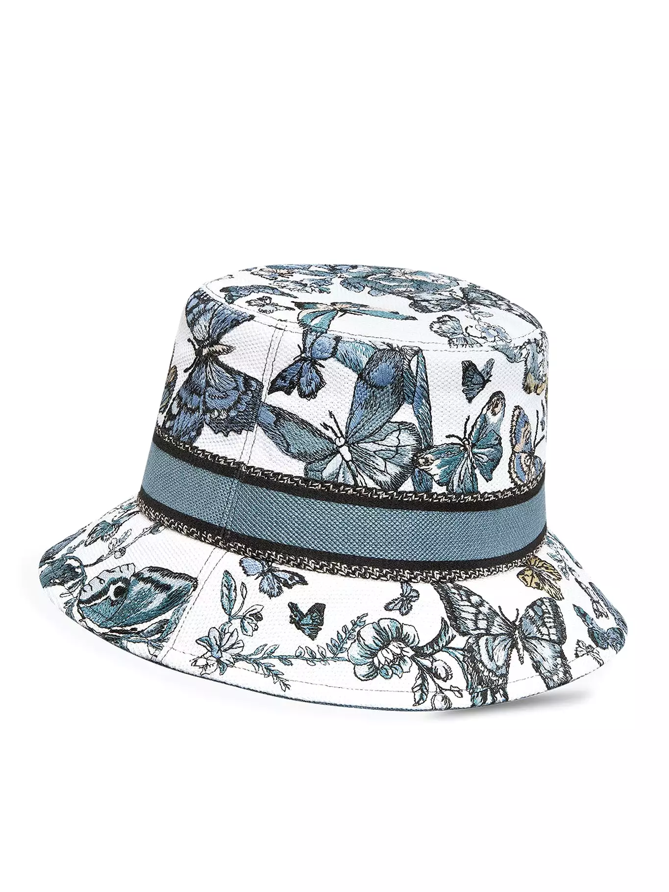 D-BOBBY TOILE DE JOUY MEXICO FISHERMAN HAT WITH NARROW BRIM