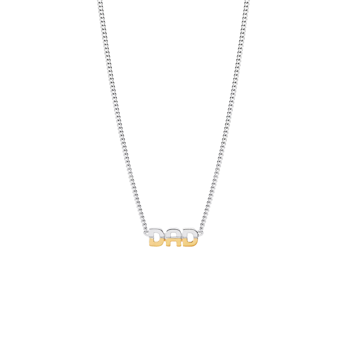 DAD Two-Tone 43 Necklace