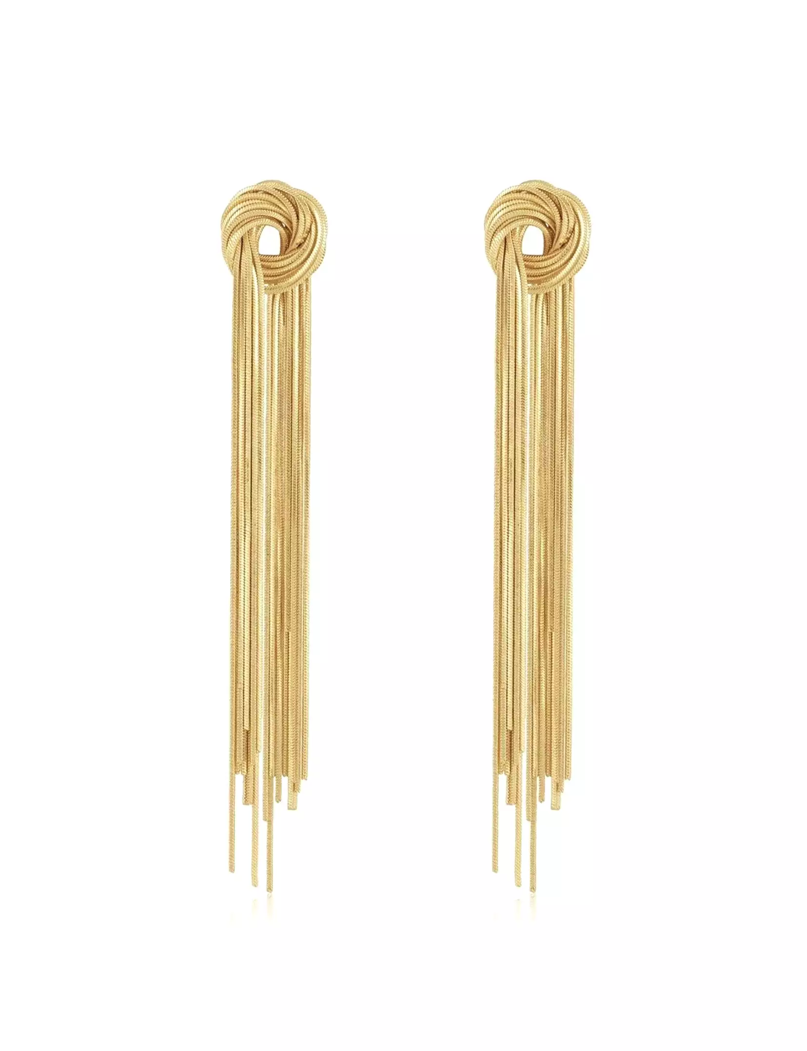 Dominique Statement Earrings, Gold