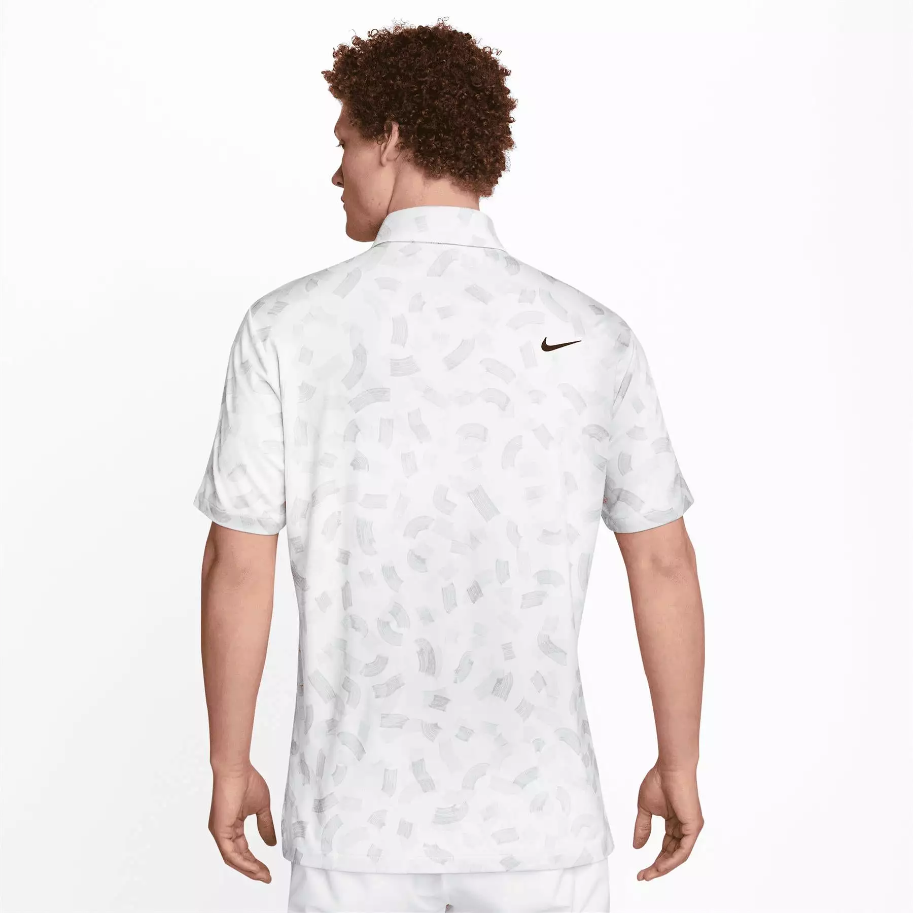 Dri-FIT Tour Micro Print Polo White - SU24