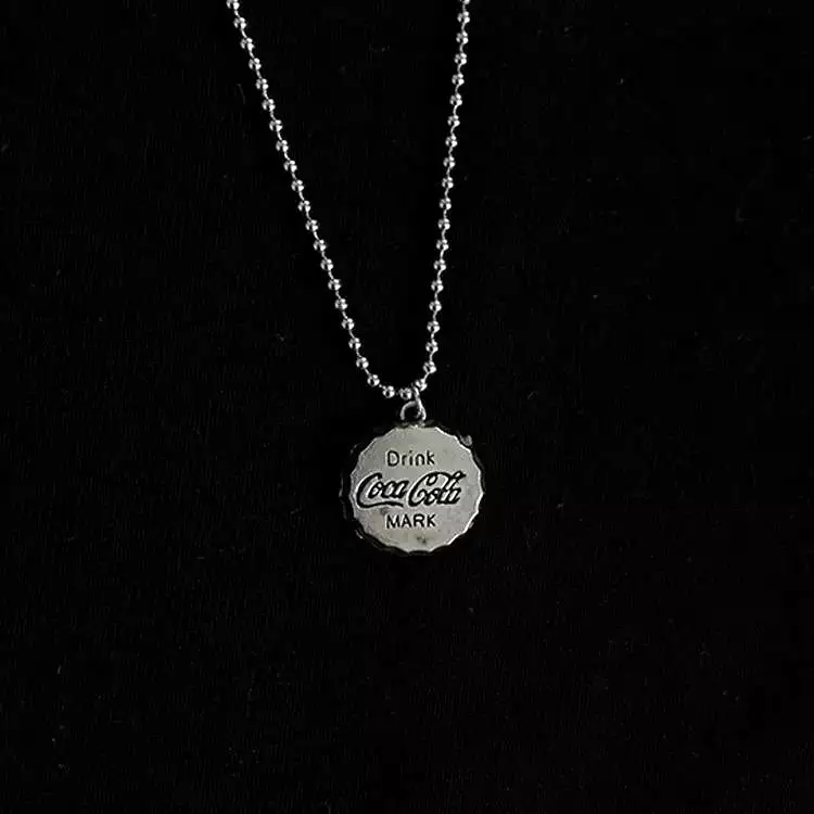 Drink Coca Cola Medallion Necklace