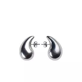 Drop Earrings, Silver