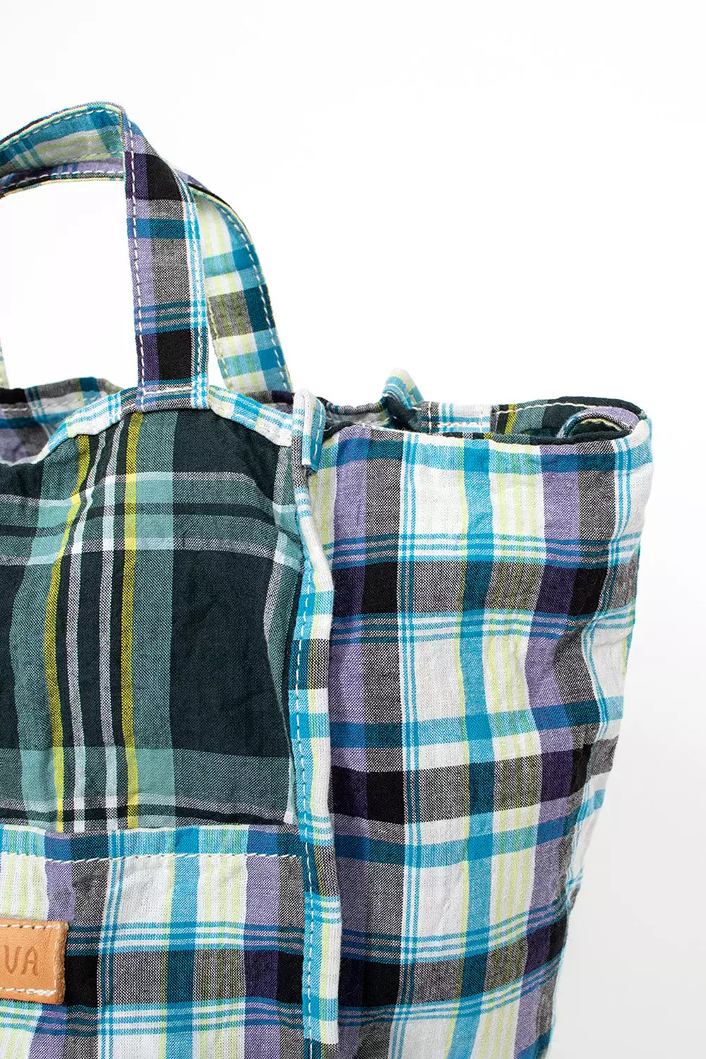 Easy Bag Blue Plaid