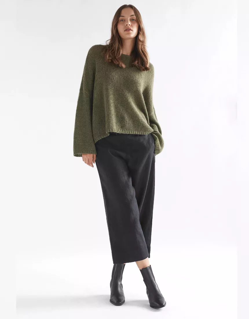 Elk - Agna Sweater Dark Olive