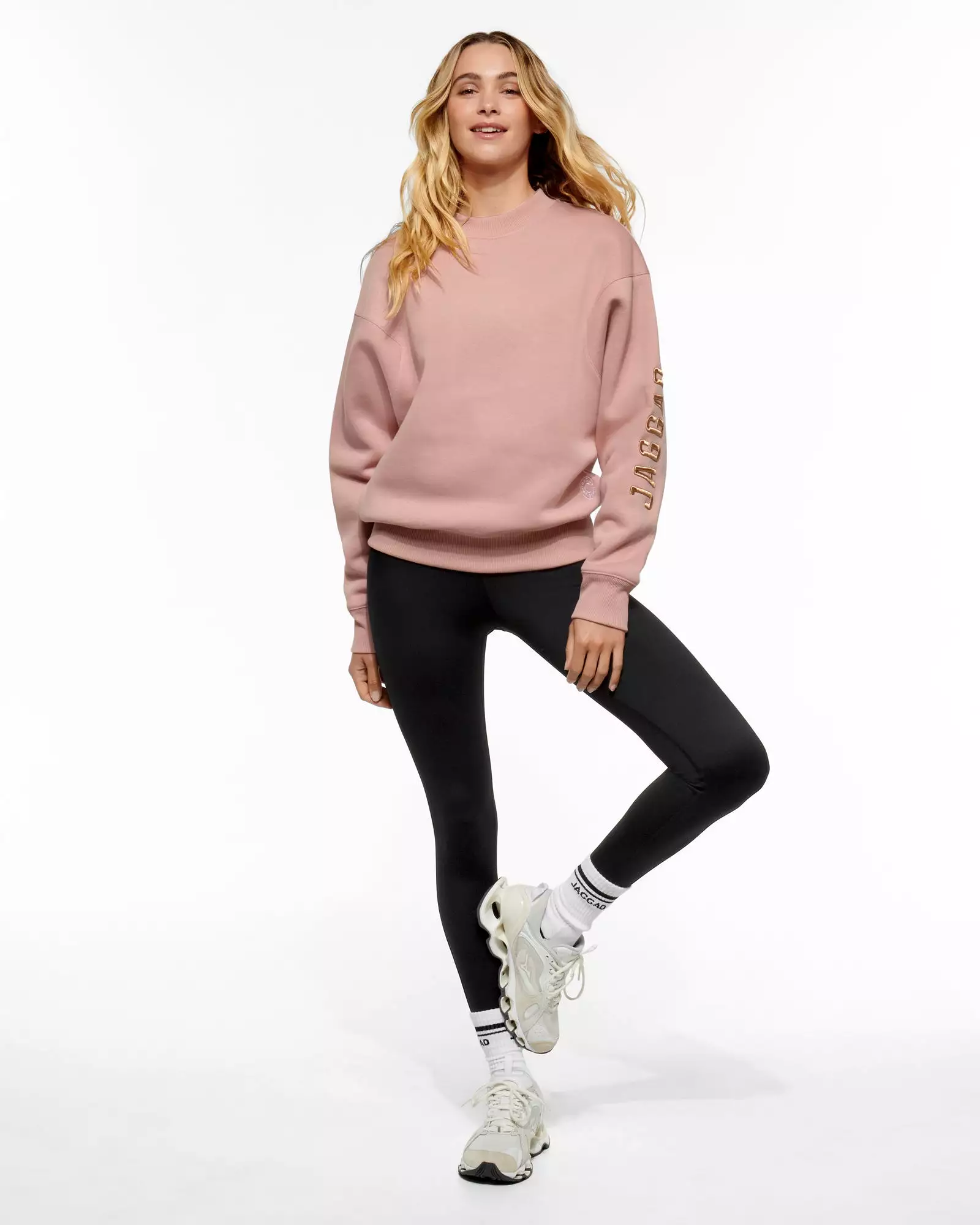 ESSENTIAL SLIM BATWING SWEATER MISTY ROSE