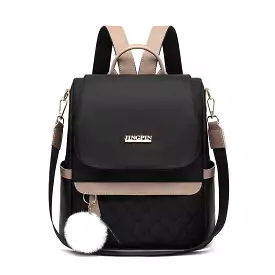 Fashion Mochila Solid Color  Shopping Women Backpack