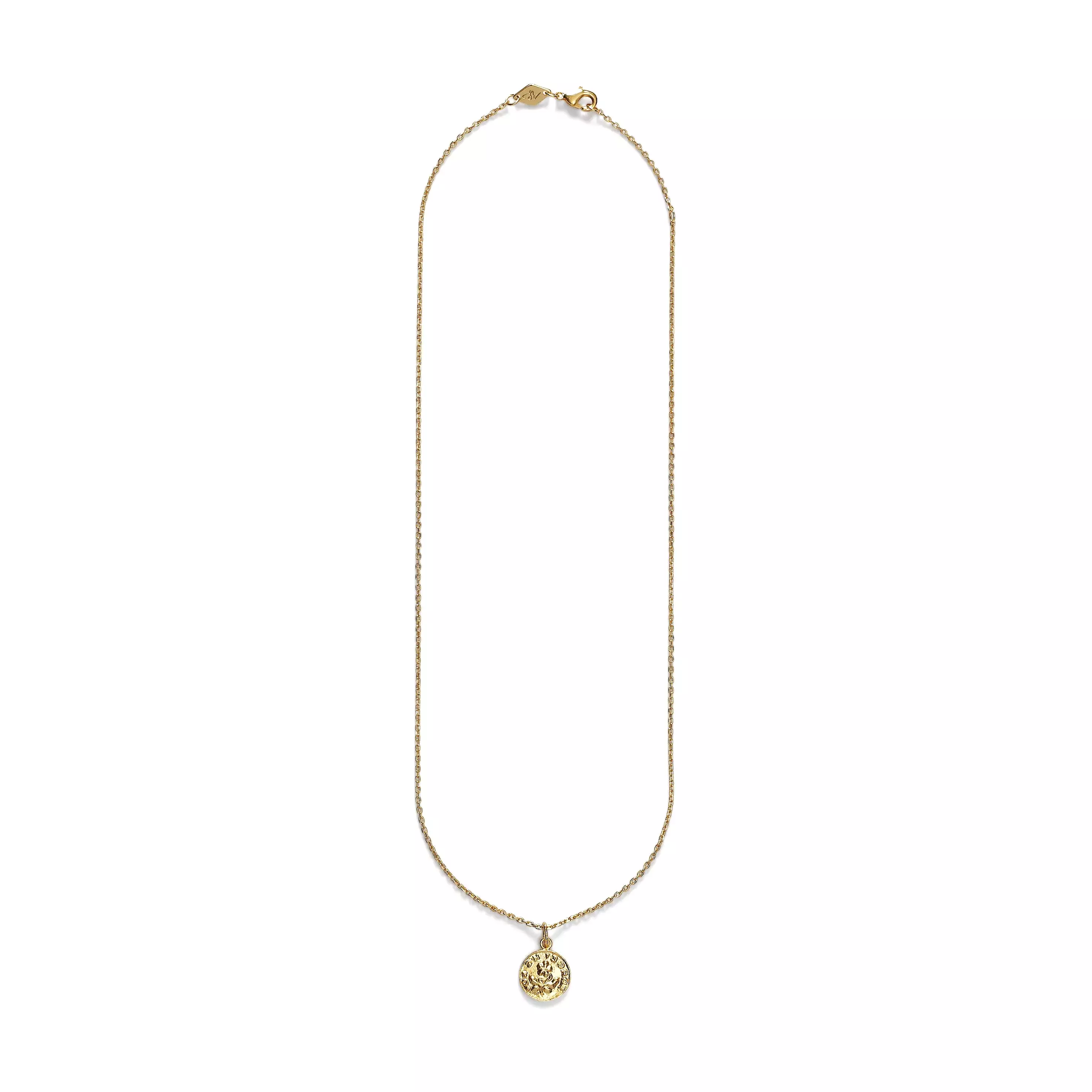 Forget Me Not Necklace, Gold