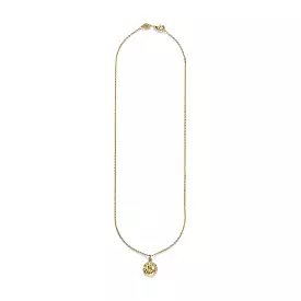 Forget Me Not Necklace, Gold