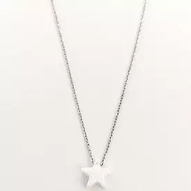 Gammie Opal Star Fine Chain Sterling Silver Necklace