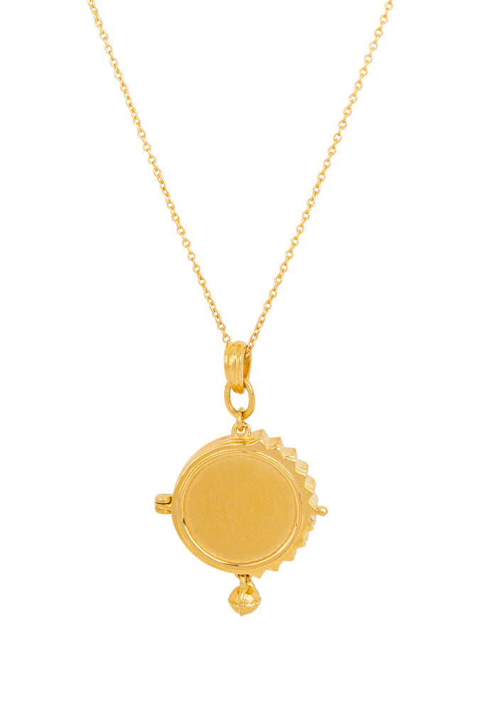 Ginza Sepia Locket Necklace