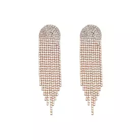 Glamour Girl Half Circle Drop Earrings