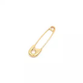 Gold Safety Pin Earring