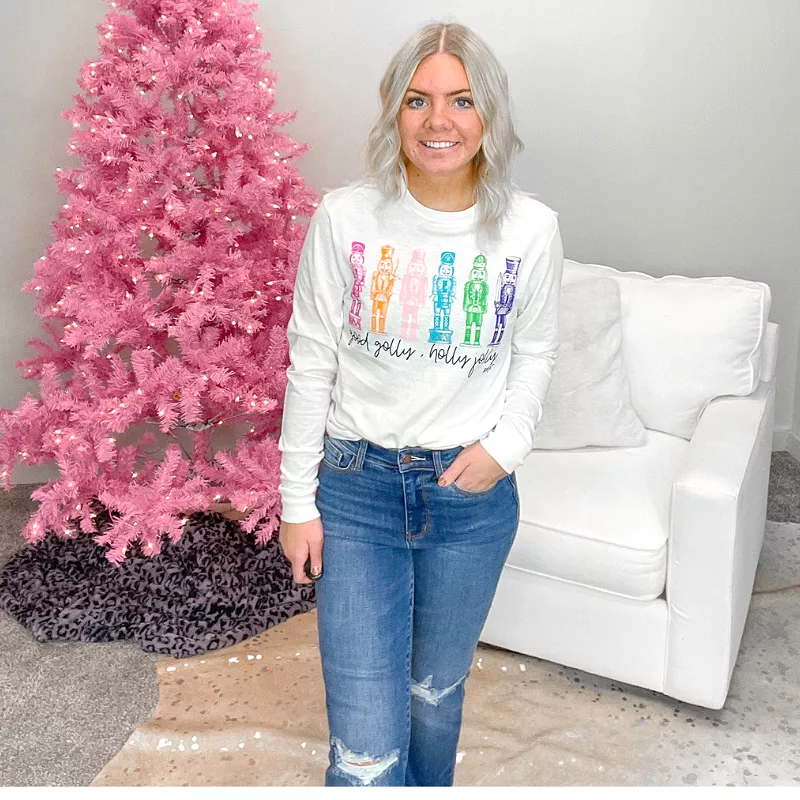 Good Golly Holly Jolly Nutcracker Long Sleeve Top