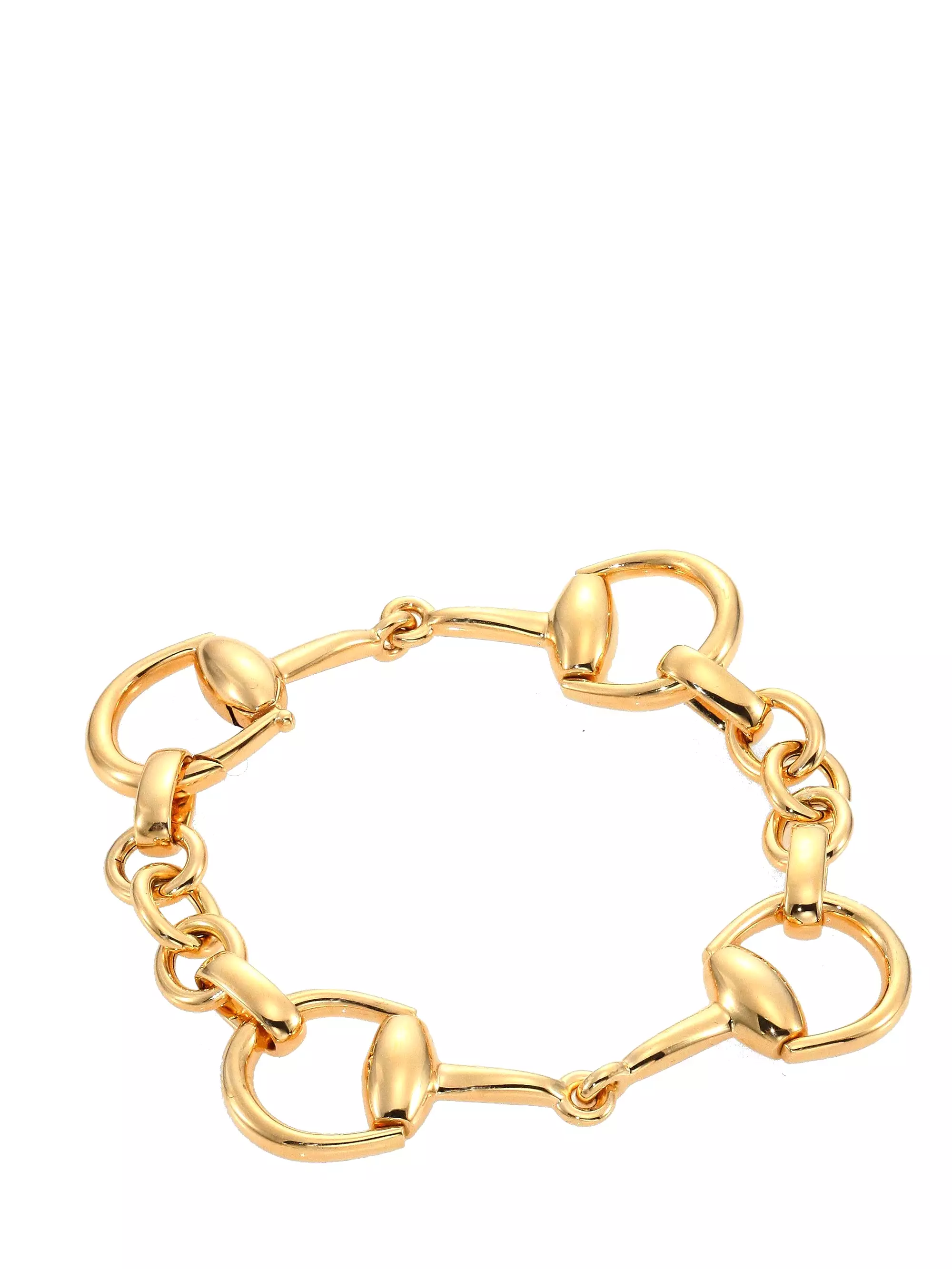 Gucci 18K Yellow Gold Horsebit Bracelet