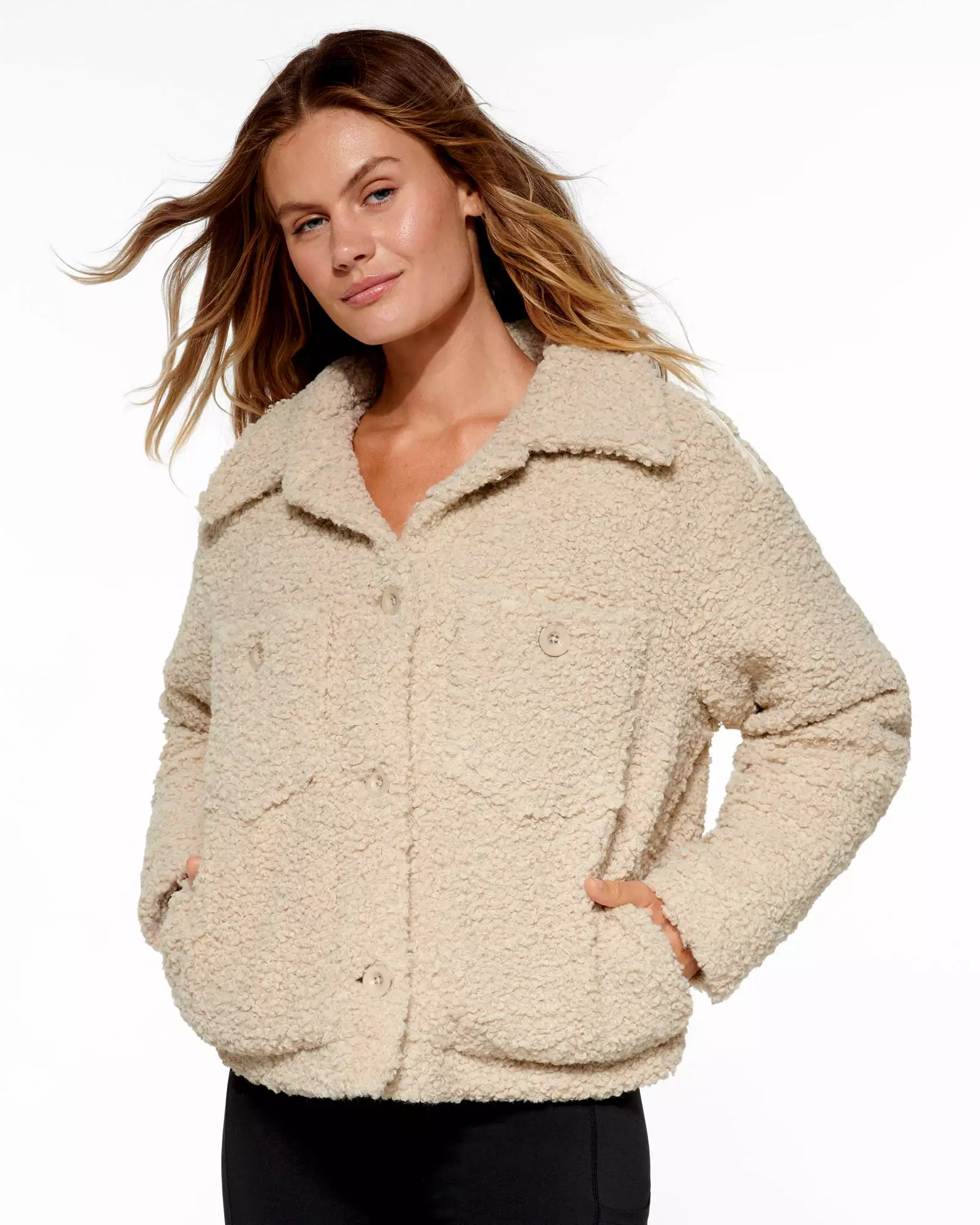 HERMOSA SHERPA JACKET OAT