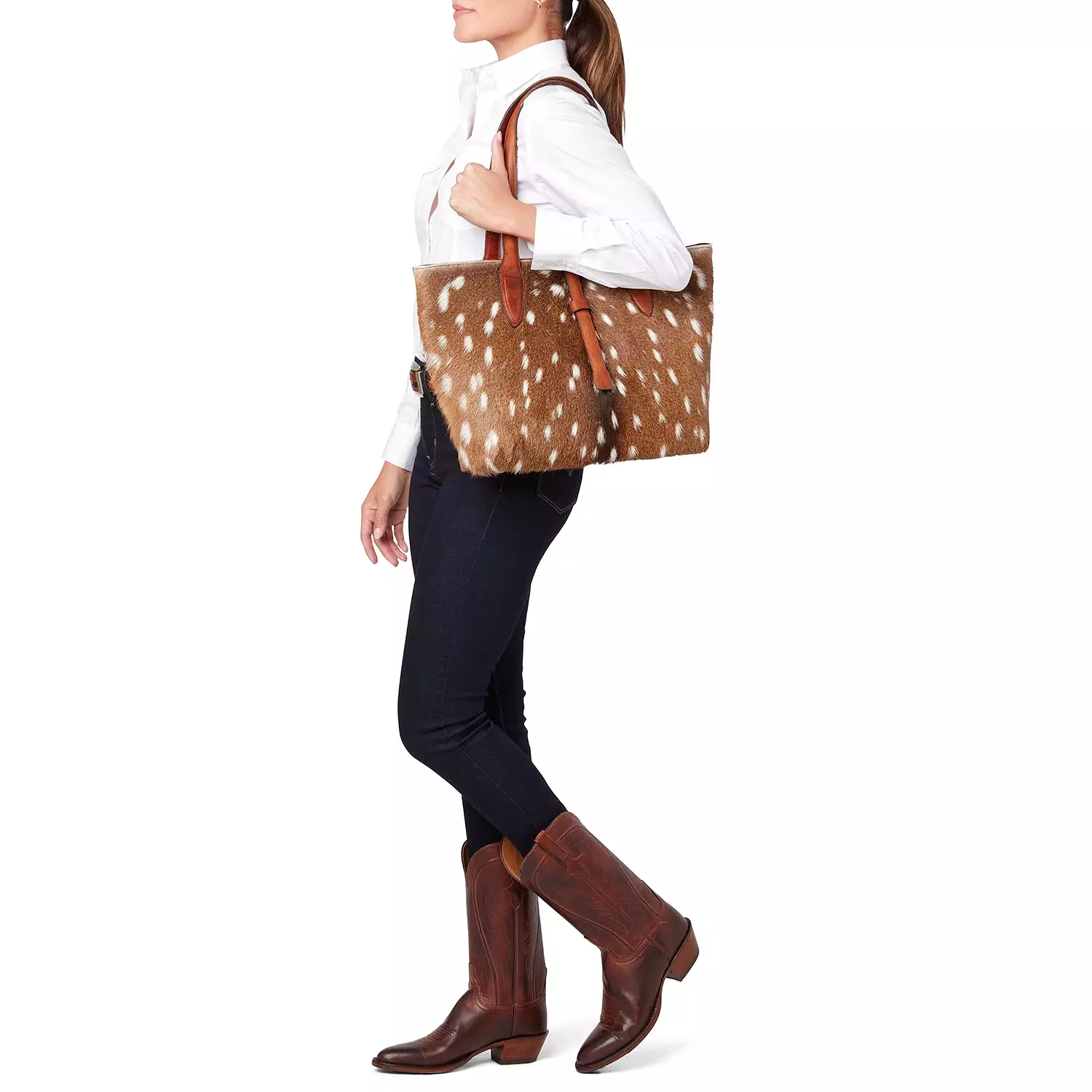 Large Axis Tote Bag :: Axis Brown