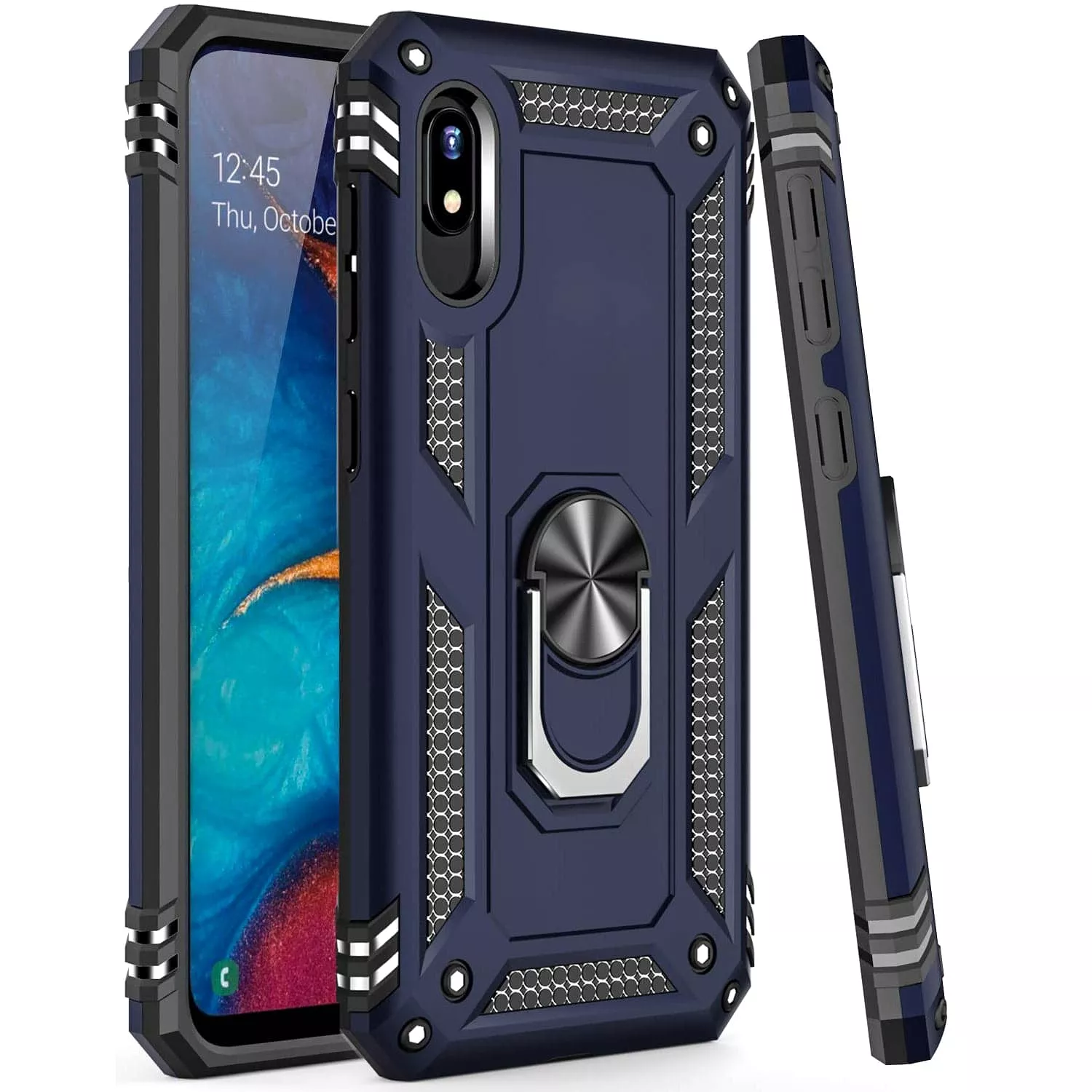 Luxury Armor Ring Bracket Phone Case For Samsung A10e-Fast Delivery