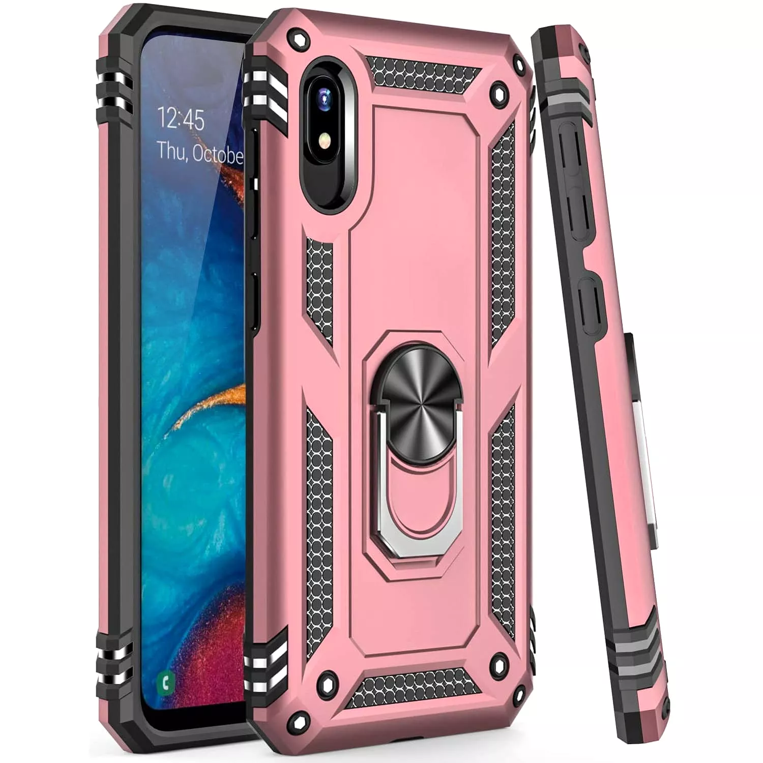 Luxury Armor Ring Bracket Phone Case For Samsung A10e-Fast Delivery