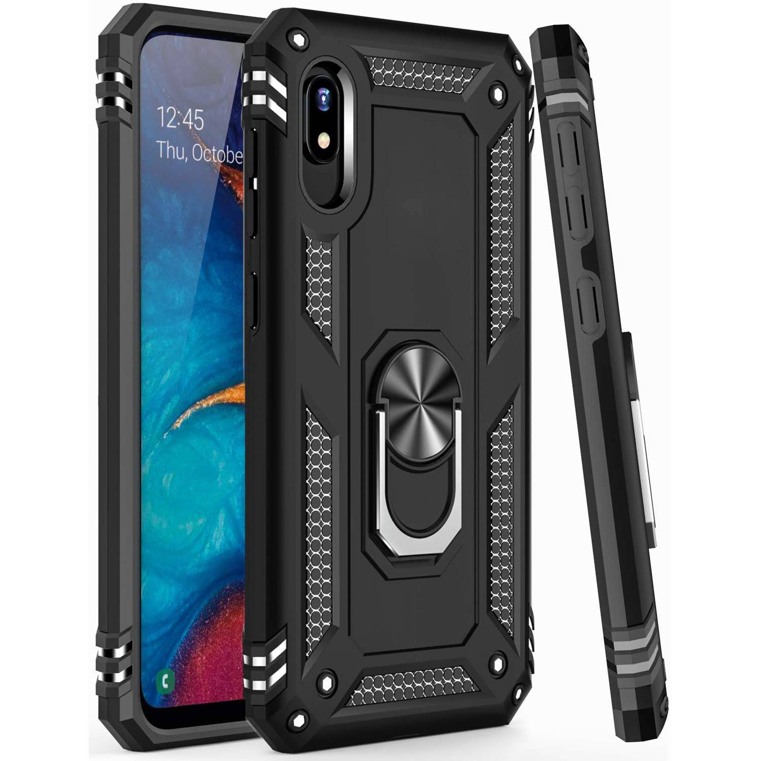 Luxury Armor Ring Bracket Phone Case For Samsung A10e-Fast Delivery