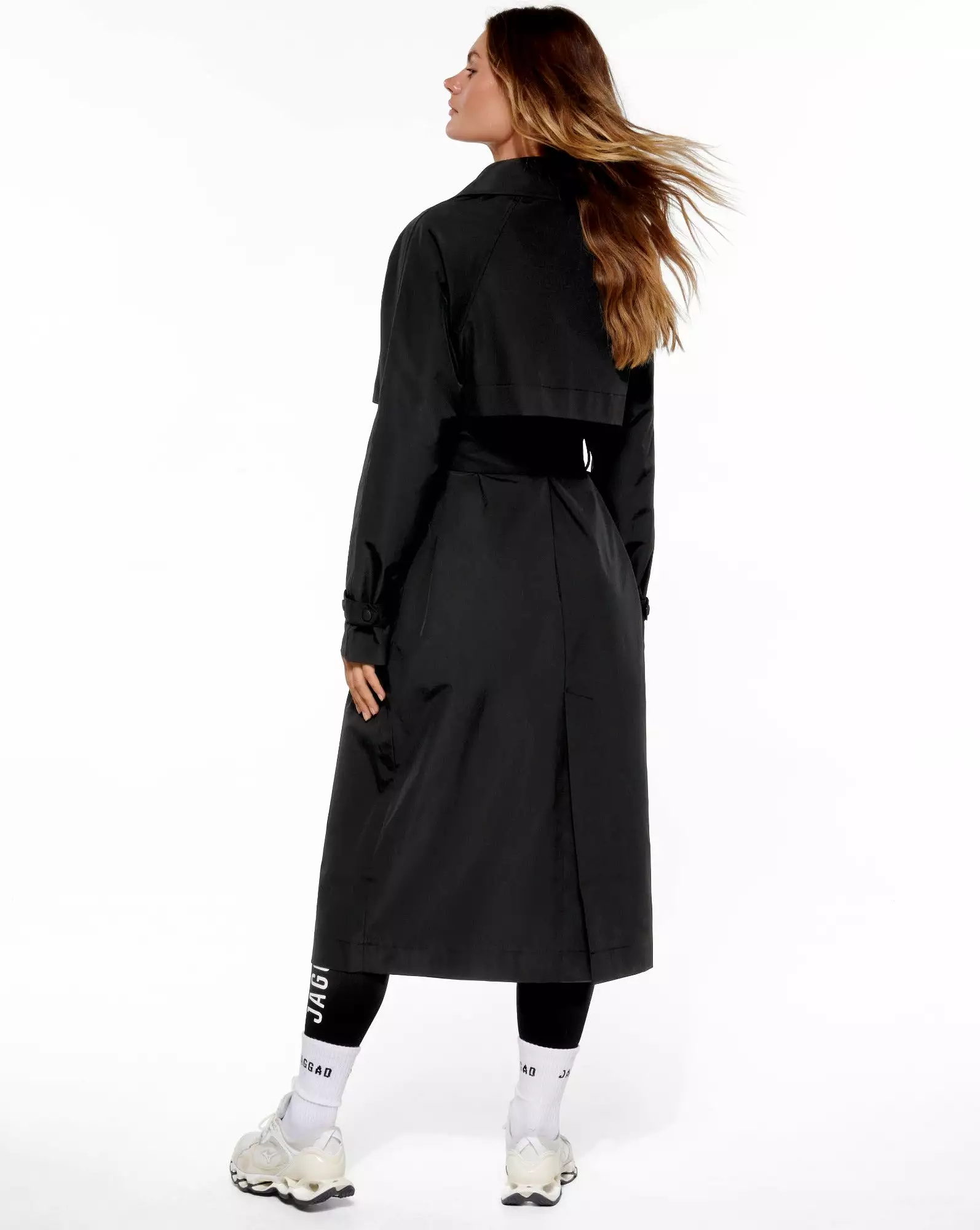 MANHATTAN TRENCH COAT BLACK