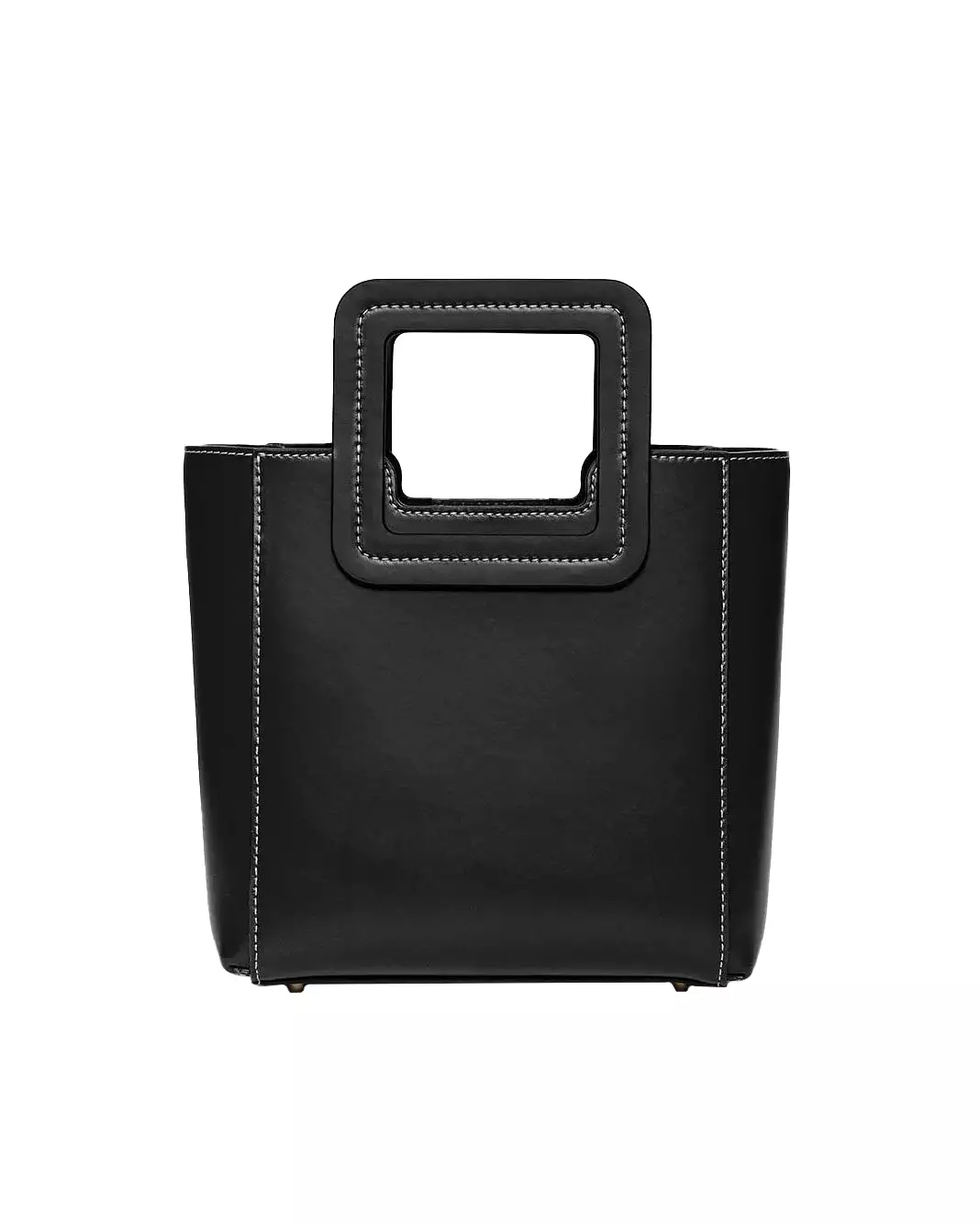 Mini Shirley Leather Bag (Black)