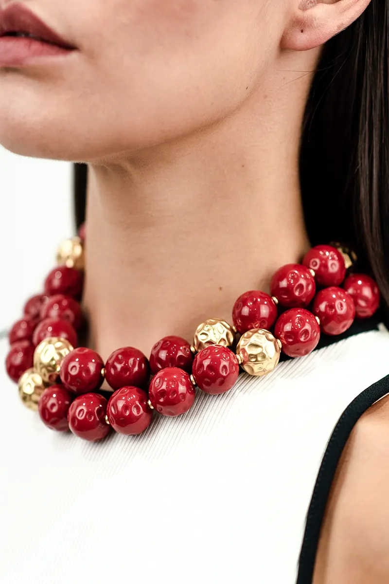 MYA ACCESSORIES | Girocollo a due linee balls