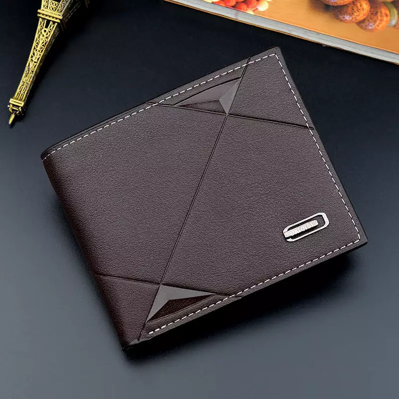 New men's wallet men's short multi-card slot fashion casual