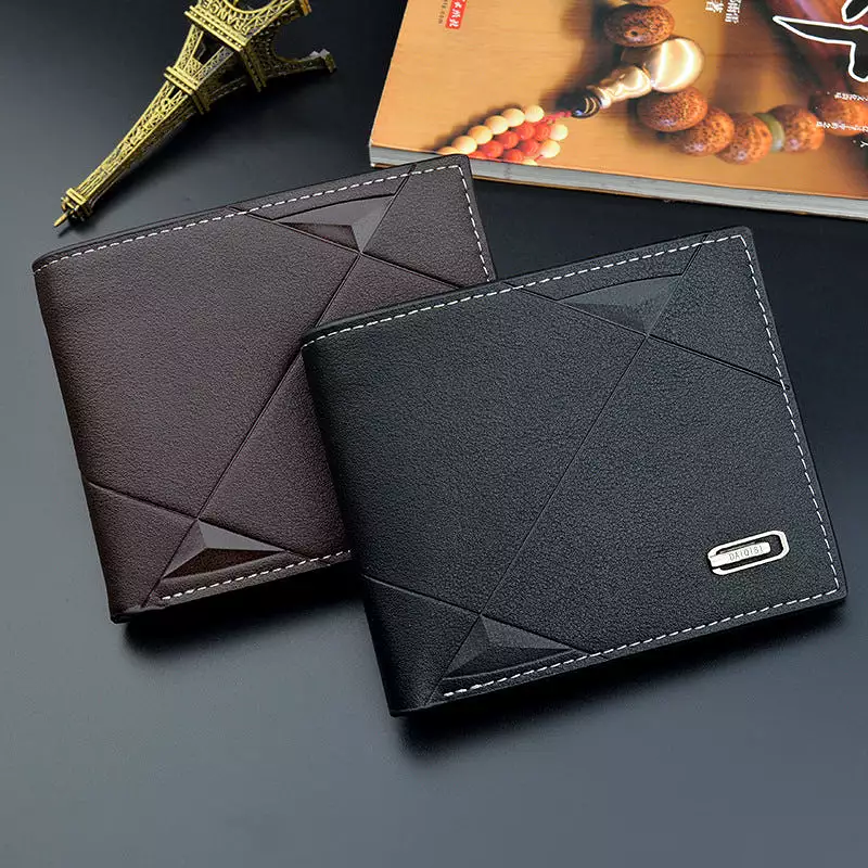 New men's wallet men's short multi-card slot fashion casual