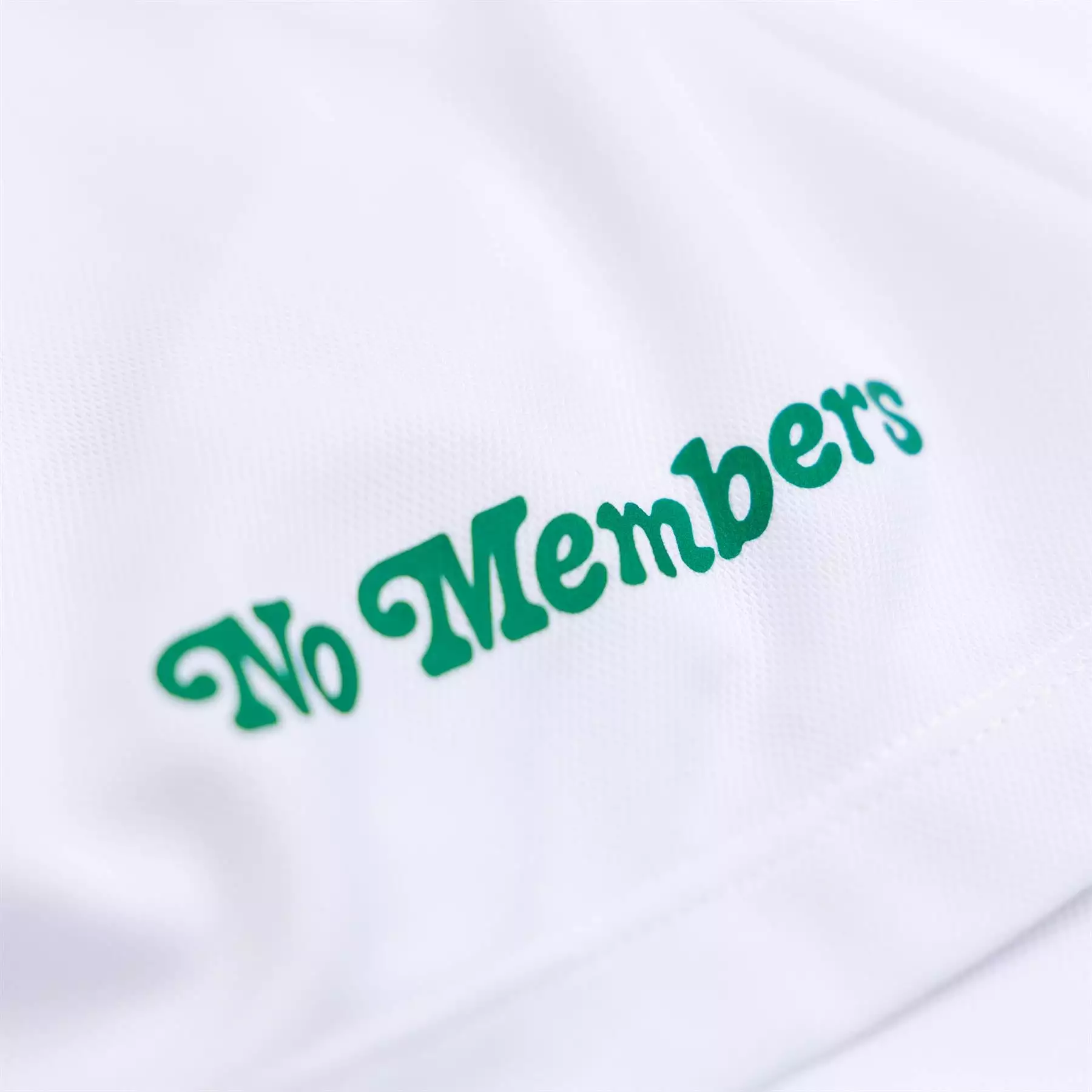 No Members x Nike Victory Polo White - SU24