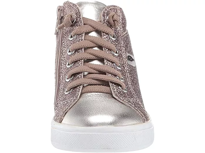 Old Soles chocolate/titanium Glam Argent Ring Shoe high top sneakers