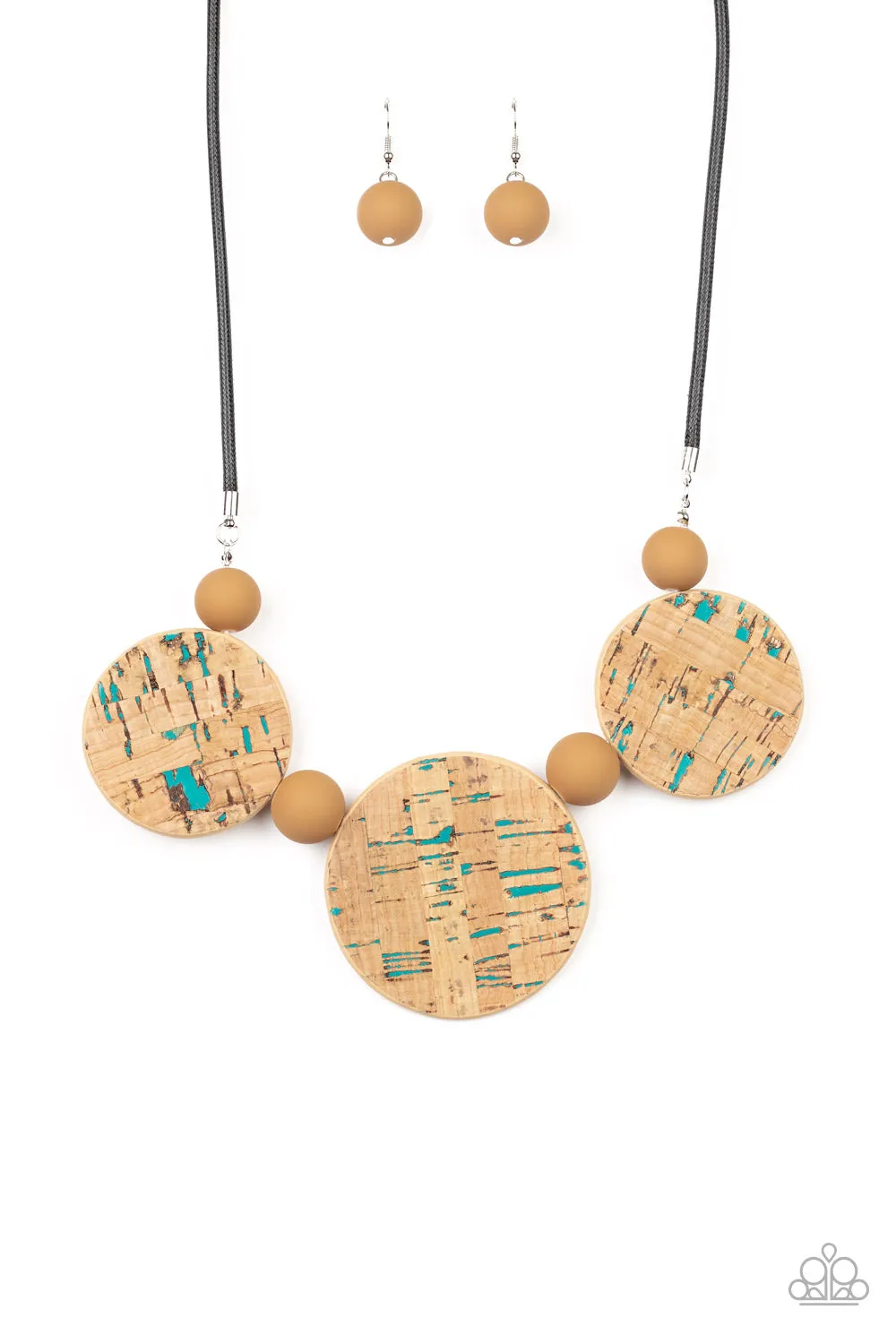 Paparazzi Accessories - Pop The Cork - Blue Necklace